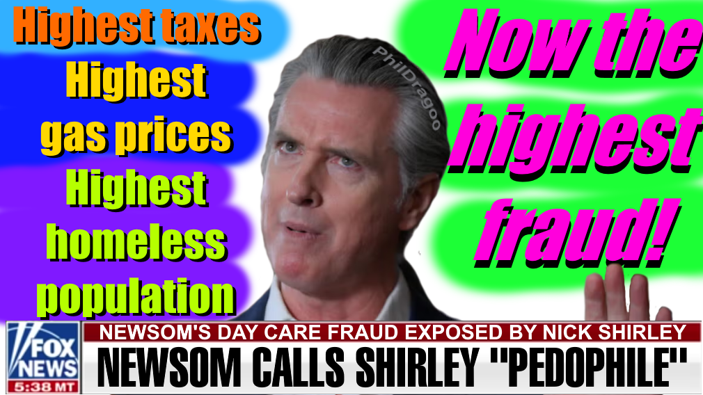 Newsom Shirley fraud pedophile