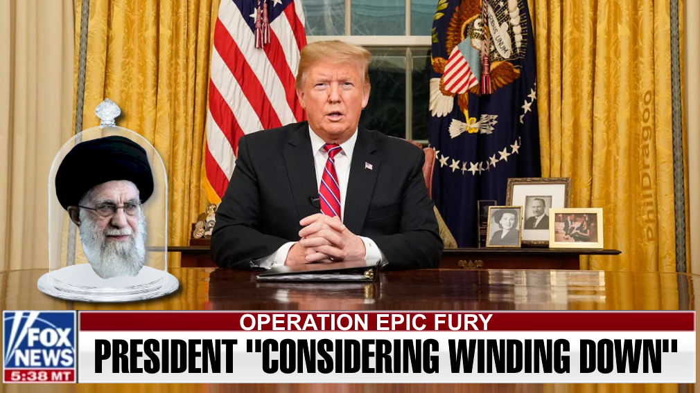 Trump Khamenei bell jar winding down