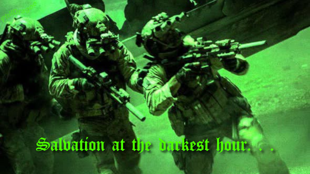 Salvation at the darkest hour