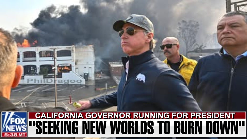 Newsom New Worlds to Burn Down