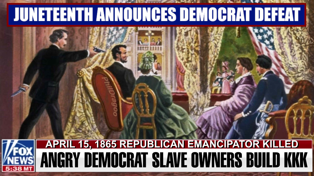 Lincoln Juneteenth Dem Slaveowners