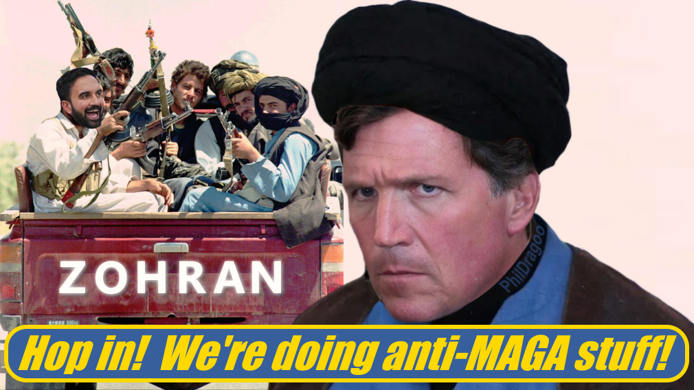 Zohran Tucker anti-MAGA Hayride