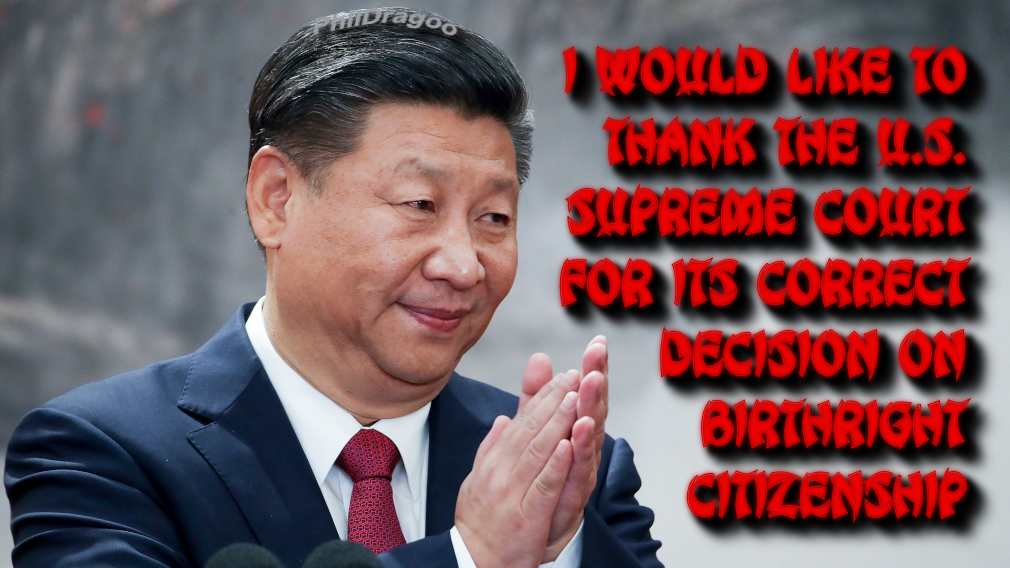 Xi's Glee over 6 to 3