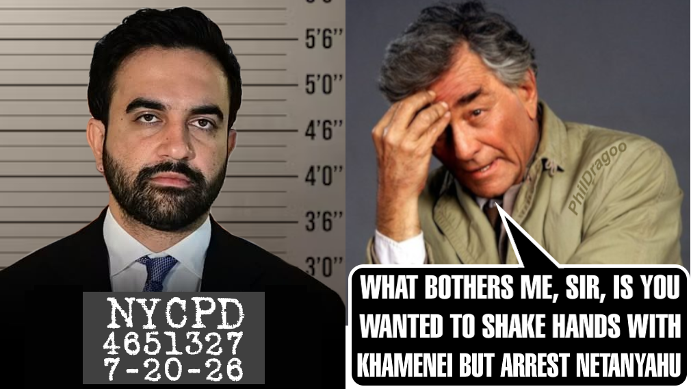 Mamdani Columbo Khamenei Netanyahu