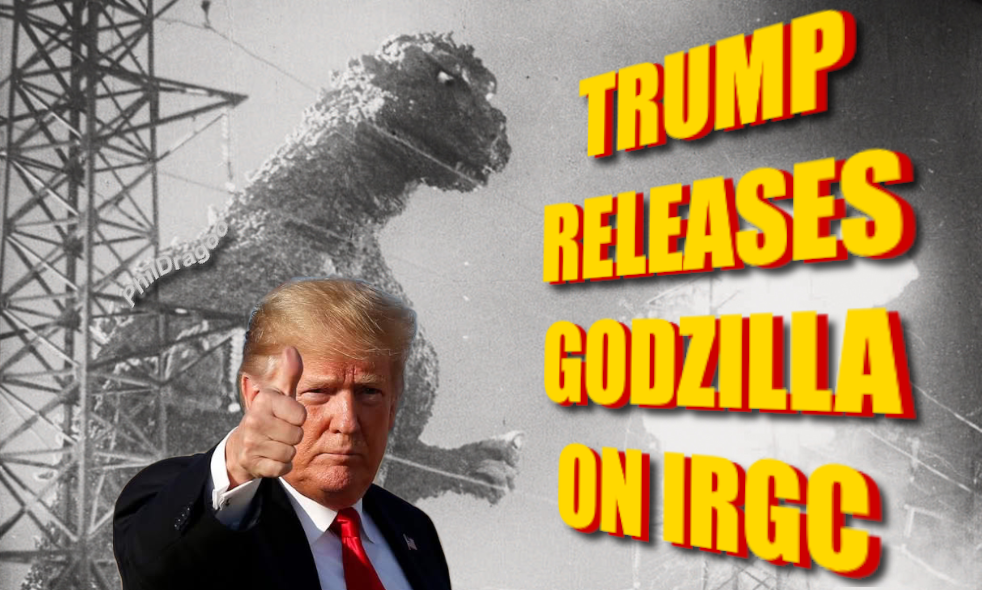 Trump Godzilla IRGC